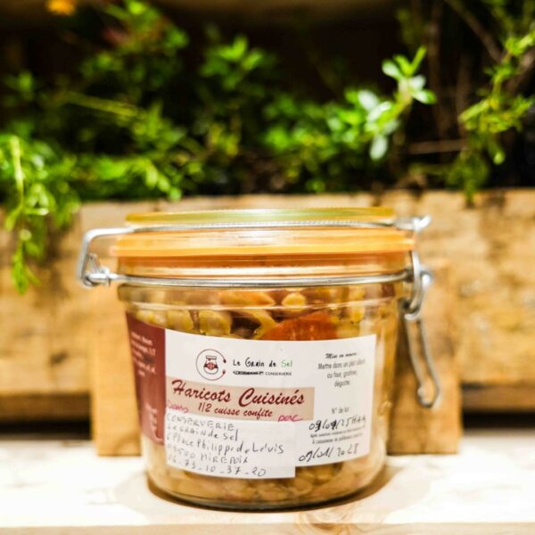 Haricots au confit de canard